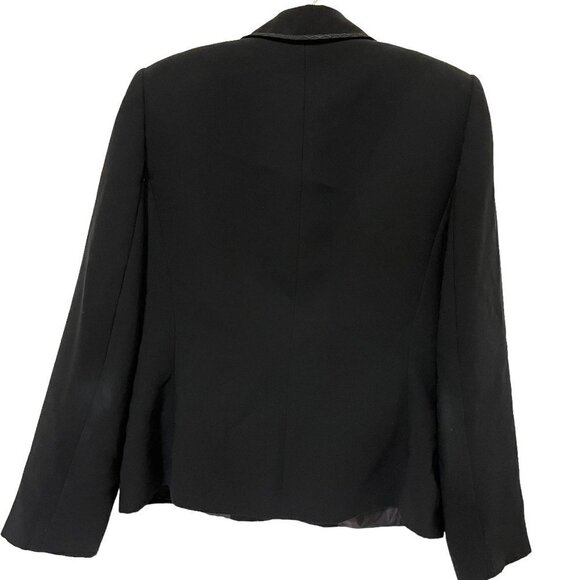 Western Flare TAHARI Black Blazer Jacket Career Casual - Picture 6 of 6
